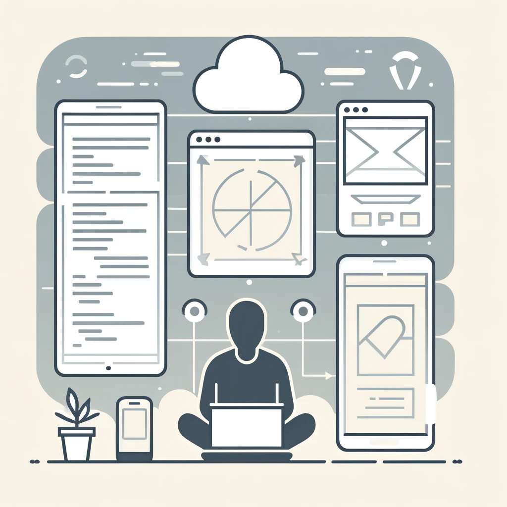 Web Development Illustration